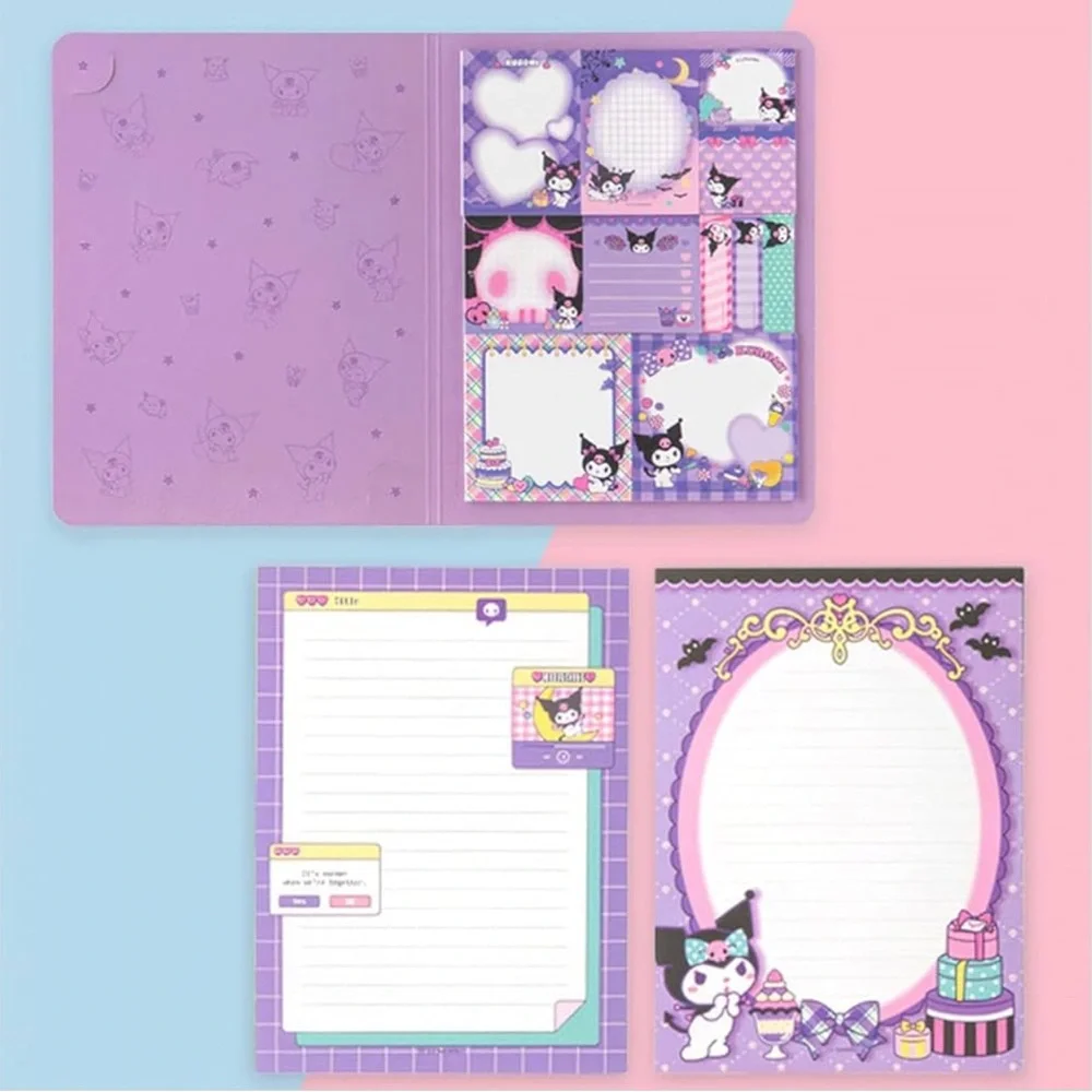 Kuromi Purple Sticky Memo Book